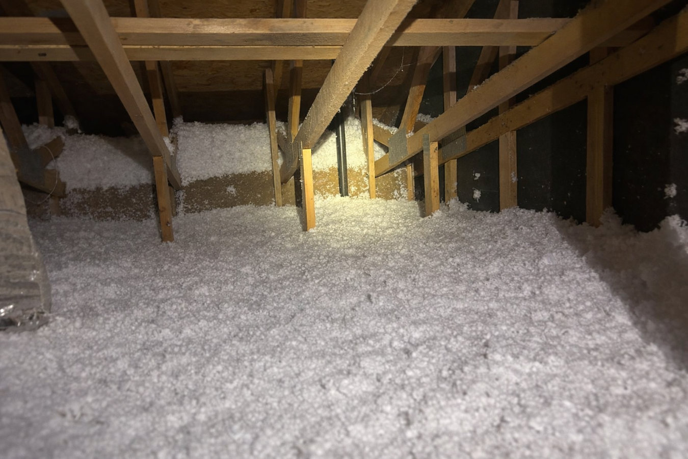 Blown-in insulation