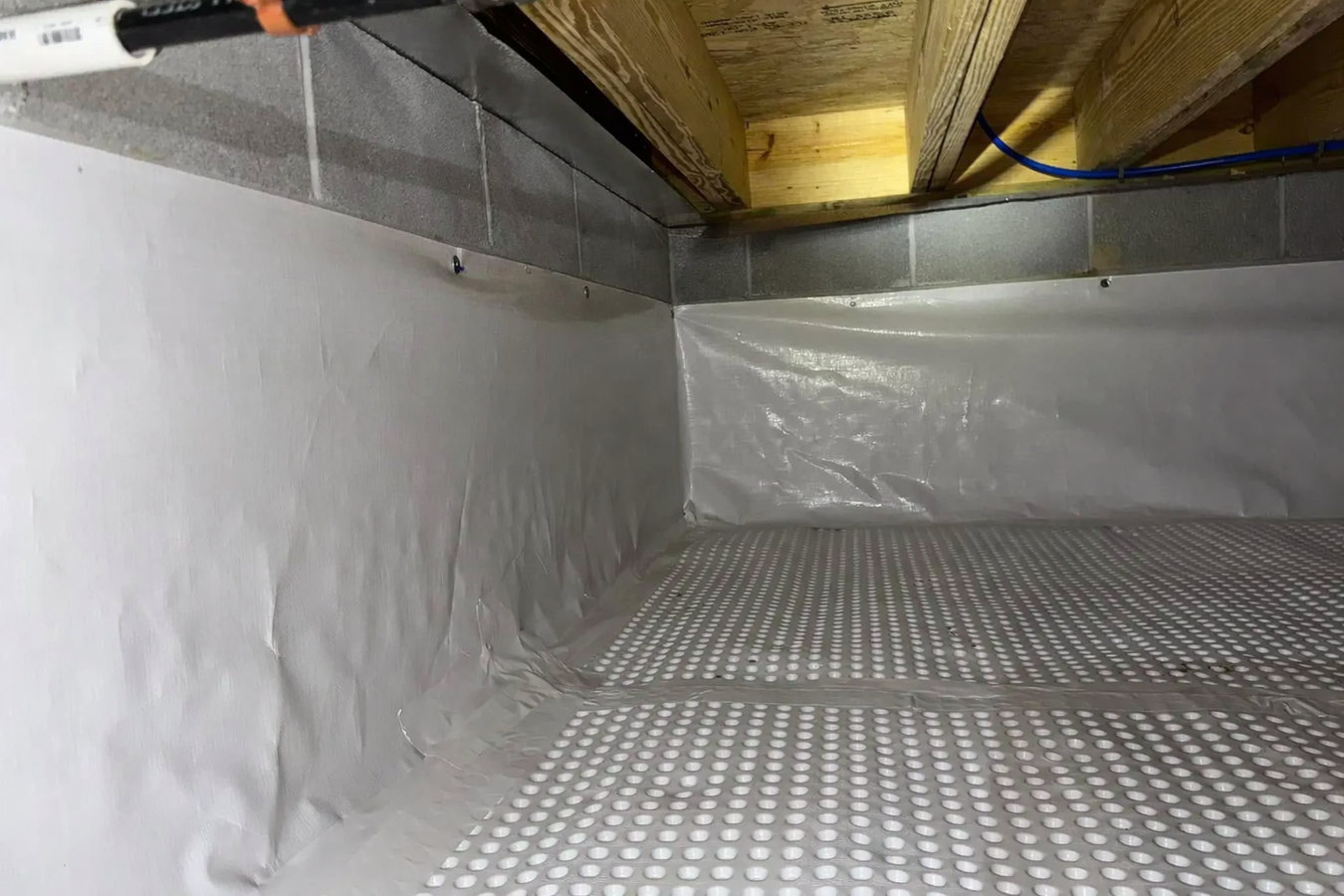 Crawl space insulation